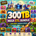 3D STL Bundle – 300TB+ Collection | 300,000+ Premium 3D Printable Models for 3D Printing