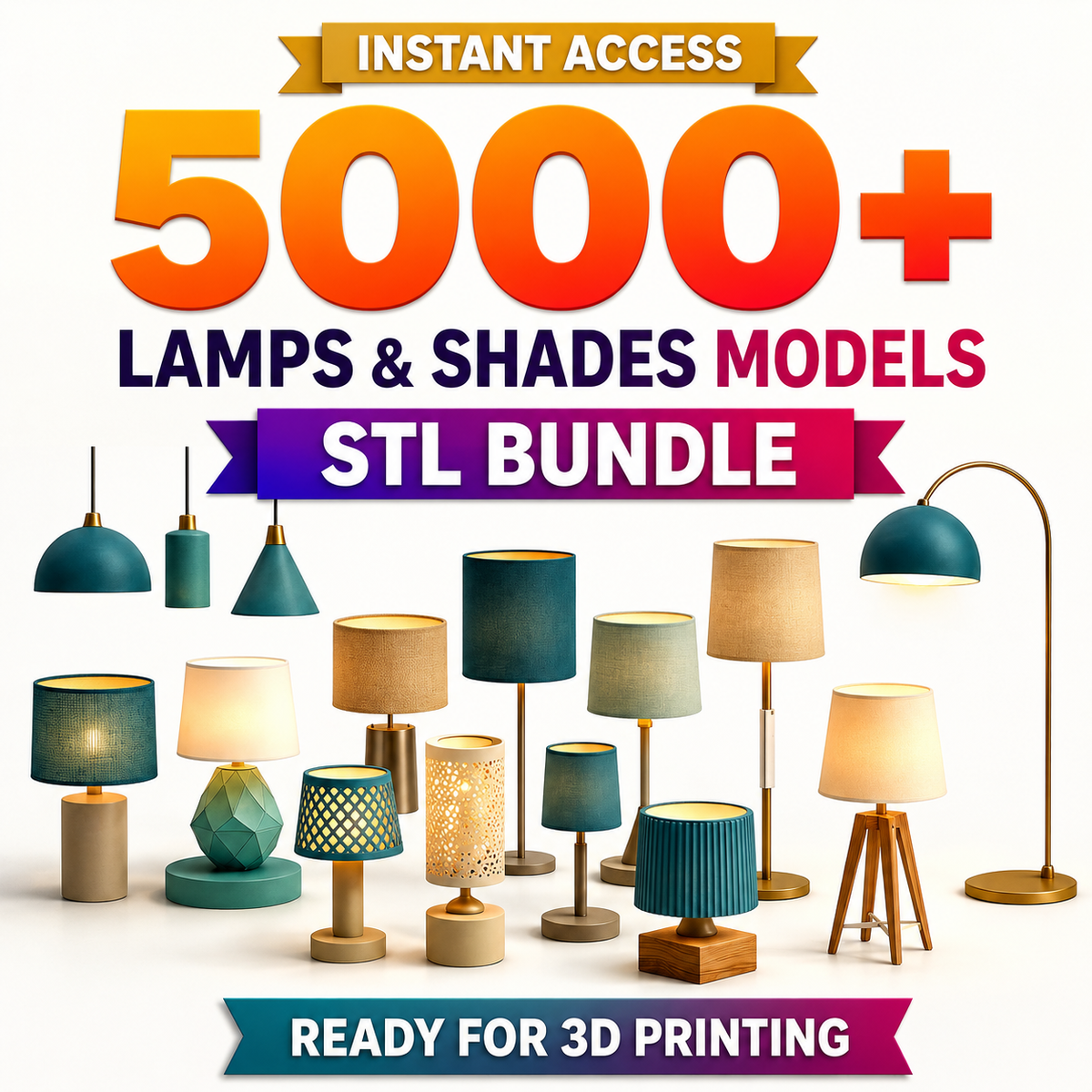 3D STL Bundle – 300TB+ Collection | 300,000+ Premium 3D Printable Models for 3D Printing
