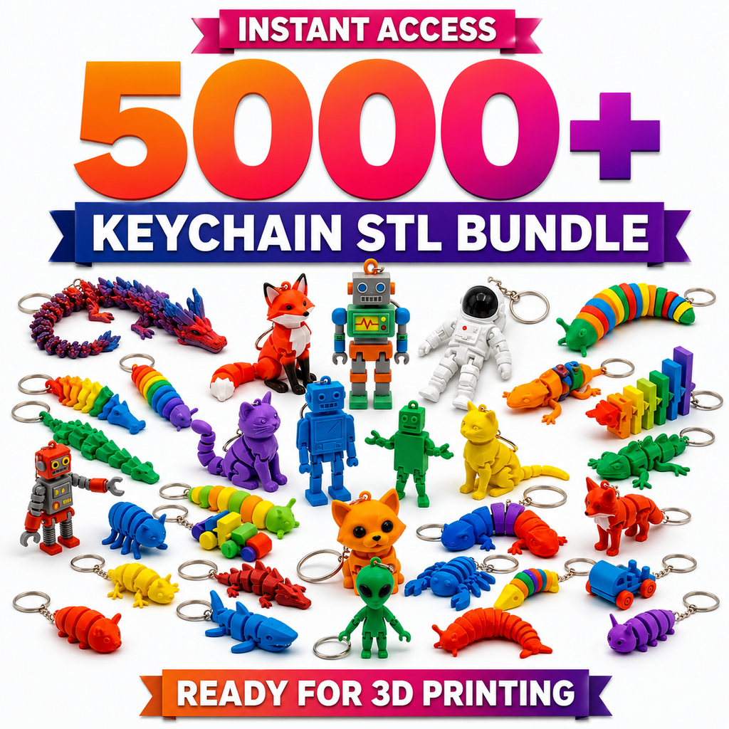 3D STL Bundle – 300TB+ Collection | 300,000+ Premium 3D Printable Models for 3D Printing